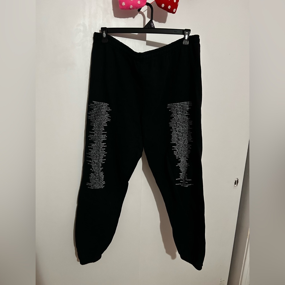 Taylor Swift themed sweatpants